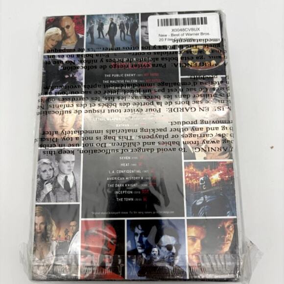 Best of Warner Bros 20 Film Collection Thrillers DVD Box Set New Sealed - Picture 2 of 7